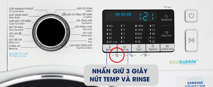 Những tính năng phụ trên máy giặt có thể bạn chưa biết?