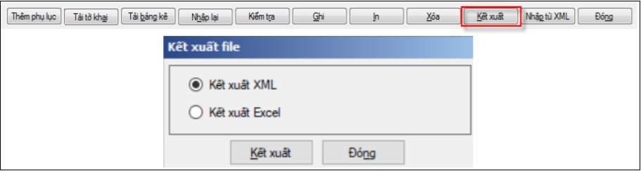 Kết xuất XML