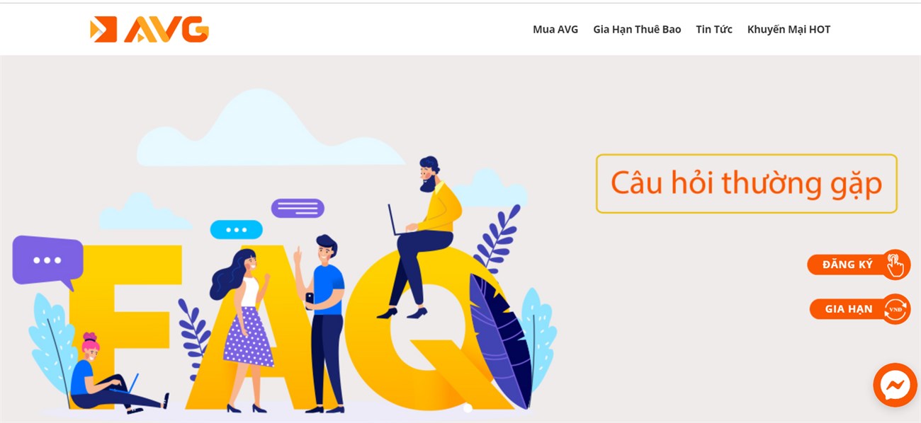 Trang web có câu trả lời cho các câu hỏi thường gặp 