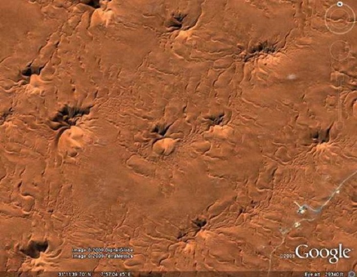 Là bề mặt của sao hỏa?