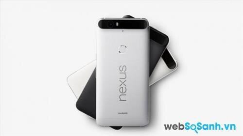 Điện thoại thông minh Nexus 6P có camera chính 12,3 MP lấy nét bằng laser