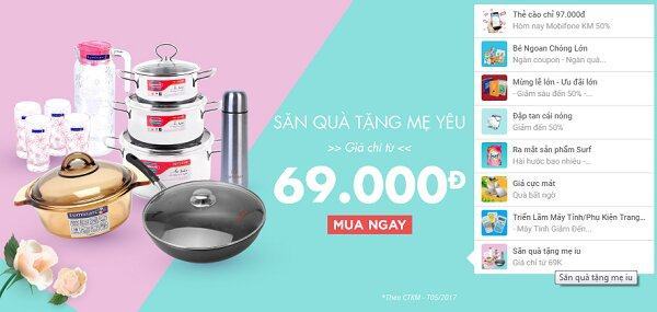 Tổng hợp mã giảm giá TIKI, voucher TIKI, khuyến mại HOT nhất tháng 05/2017