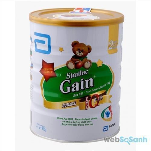 So sánh sữa bột Similac Gain Plus IQ và sữa bột Nan Nga