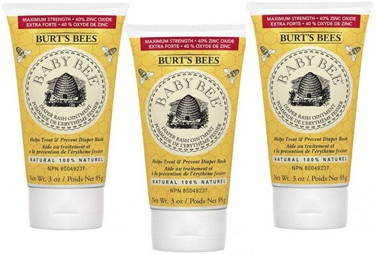 Kem chống hăm Burt's Bees được các bác sĩ nhi khoa hàng đầu tại Mỹ khuyên dùng.