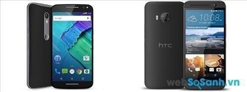 So sánh điện thoại di động Moto X Style và HTC One ME