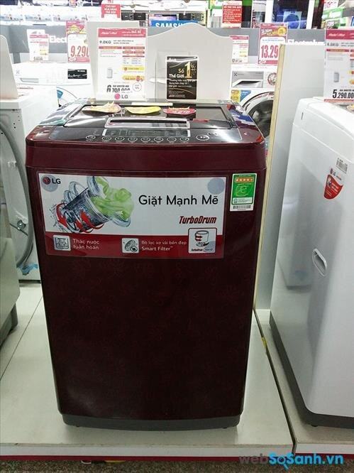 Máy giặt LG WF-S9019DR giá rẻ, khối lượng giặt lớn