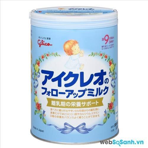 Sữa bột Glico Icreo số 9 dinh dưỡng cho bé từ 9 đến 36 tháng tuổi