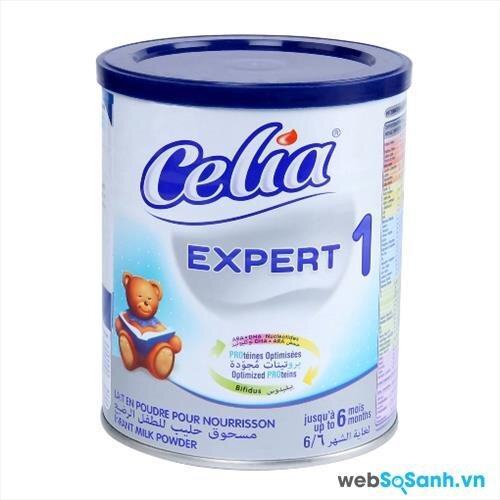 Sữa bột Celia Expert 1 dinh dưỡng cho bé từ 0 đến 6 tháng tuổi