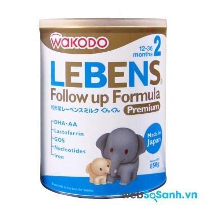 Sữa bột Wakodo Lebens số 2 dinh dưỡng cho bé từ 1 đến 3 tuổi