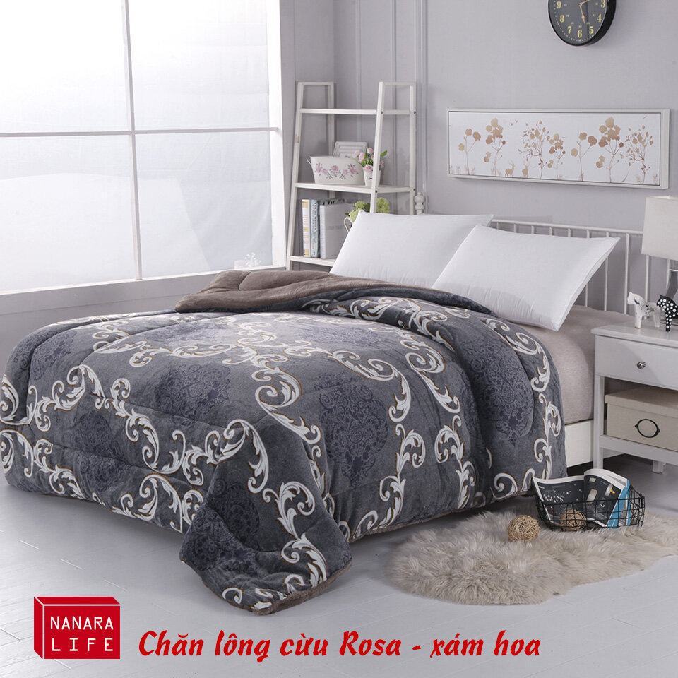 Chăn lông cừu của Rosa màu xám