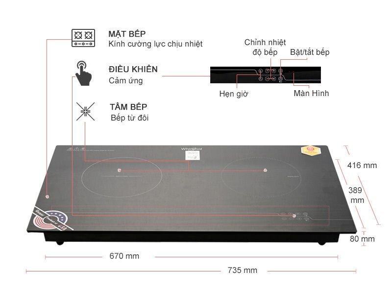 Vòi cảm ứng Whirlpool ACH7327-BLV