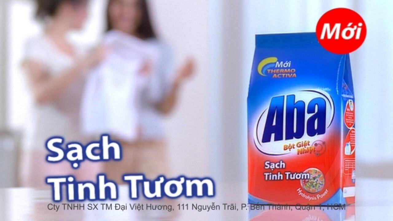 Aba nguyên chất với công thức thủy phân trong nước giúp loại bỏ vết bẩn dễ dàng hơn 