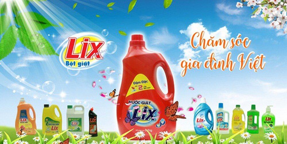 Chất tẩy rửa thương hiệu Lix