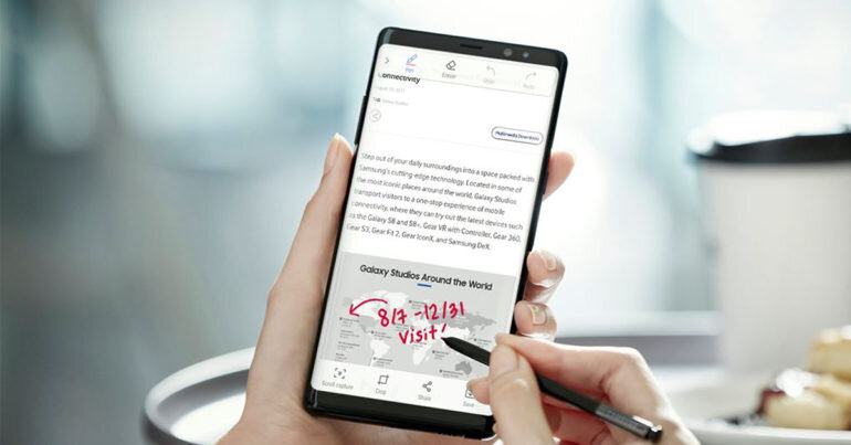 Samsung Galaxy Note9 - Thiết kế mỏng, vừa vặn với bàn tay nhỏ nhắn của phái đẹp với bút S Pen thông minh và tiện lợi