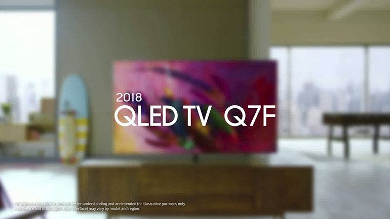 Tivi Samsung QLED Q7F 2018: Sự lựa chọn hoàn hảo hơn của mọi gia đình