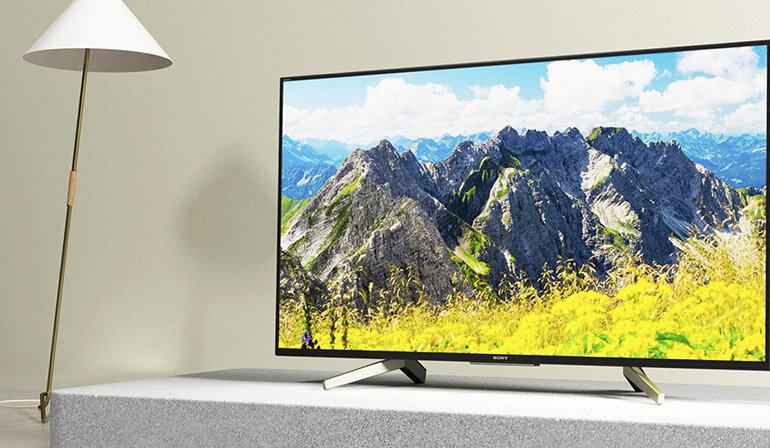 Đánh giá smart tivi Sony 4K X7500F 49 inch: Thiết kế hiện đại – Kiểu dáng chắc chắn