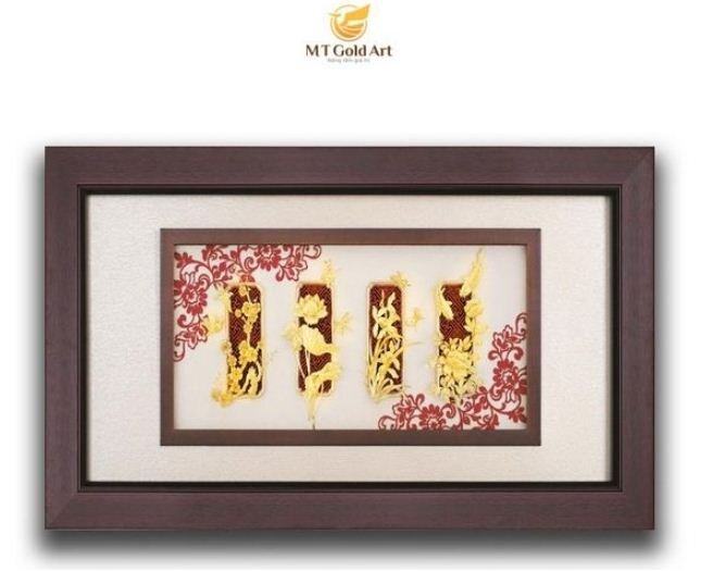 tranh dát vàng, dát vàng cao cấp của MT Gold Art