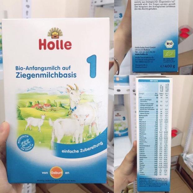 Công thức sữa dê Holle