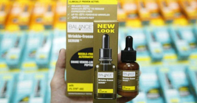 Review Balance Active Formula Wrinkle-freeze Serum – Serum chống lão hóa vượt trội cho mọi loại da thách thức thời gian