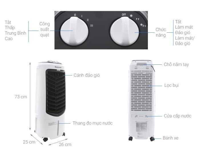 Nhà có trẻ nhỏ nên mua quạt điều hòa Honeywell nào ?