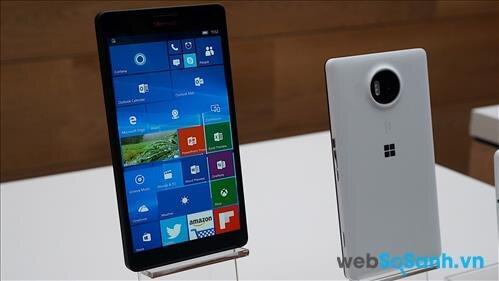 So sánh điện thoại Lumia 950 XL và HTC One A9