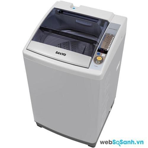 Máy giặt Sanyo ASW-S80ZT giặt sạch với chế độ nhiều luồng nước phun