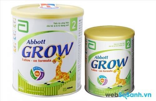 Sữa bột Abbott Grow 2 giúp bé phát triển chiều cao tối ưu