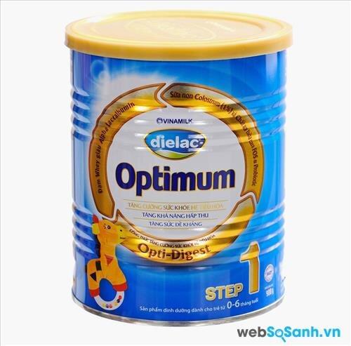 Sữa bột Vinamilk Dielac Optimum số 1 dinh dưỡng cho trẻ từ 0 đến 6 tháng tuổi