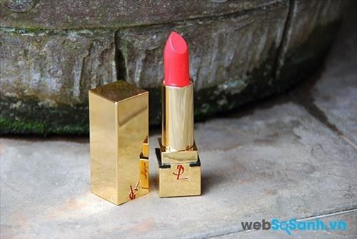 Review Yves Saint Laurent Rouge Pur Couture in # 52 Rosy Coral