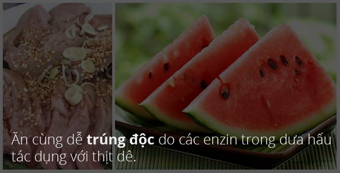 Dưa hấu và thịt dê