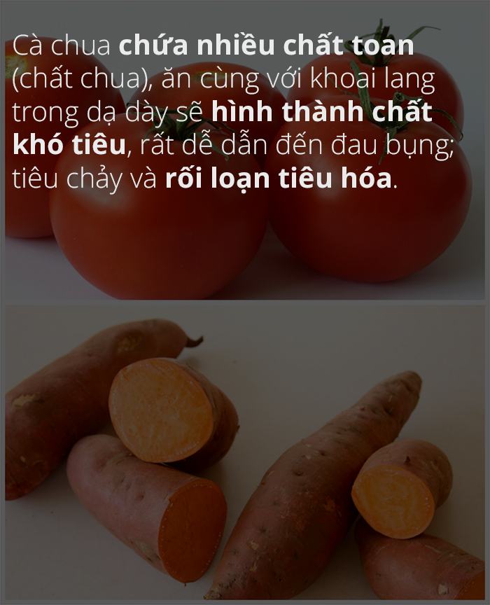 22 món ăn kiêng kỵ nhau (Phần 3)