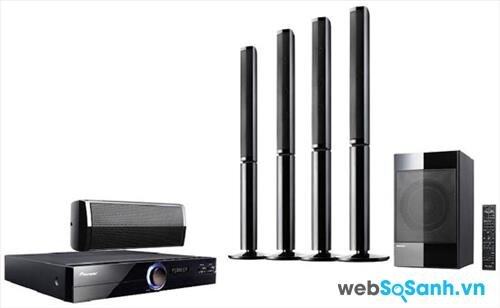 Đánh giá dàn âm thanh Pioneer HTZ424DVD (HTZ-424DVD) – 5.1 kênh, âm thanh “ảo” đến không ngờ