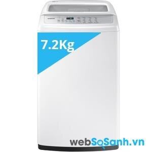 So sánh máy giặt giá rẻ Samsung WA72H4200SW và Sanyo ASW-S80ZT