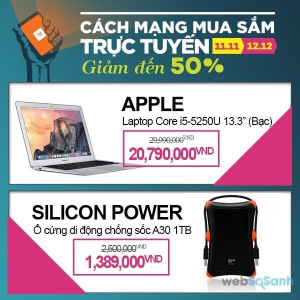 Cơ hội mua hàng công nghệ giá sốc trong Cách mạng mua sắm của Lazada 2016