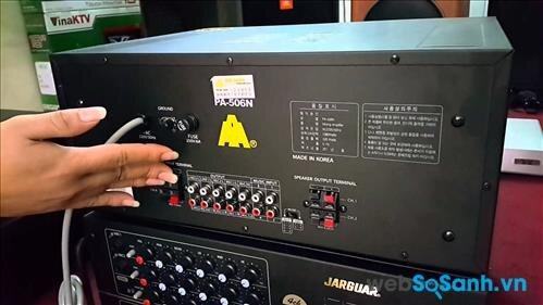 Đánh giá âm ly (amplifier) Jarguar Suhyoung PA-506N (KOMI)