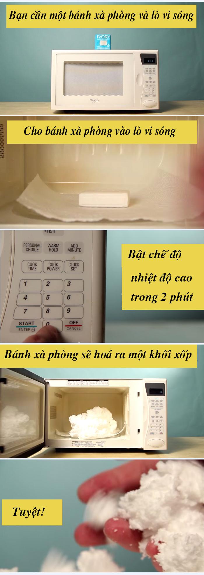 Phép thuật với bánh xà phòng