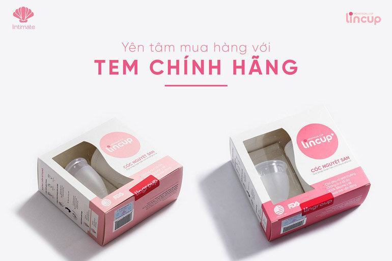 Cốc kinh nguyệt Lincup thay đổi thiết kế thành 2 size