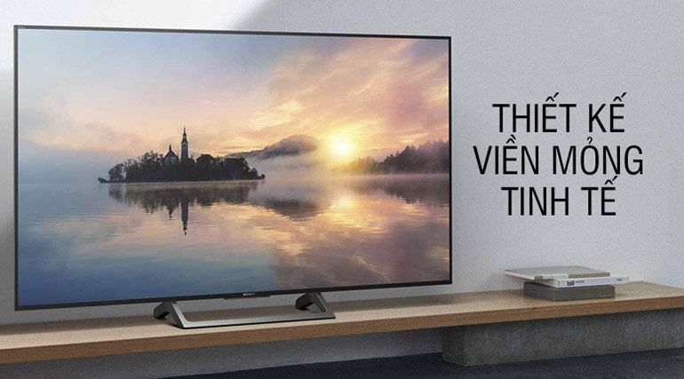 Tư vấn chọn mua smart tivi Sony 55 inch với thiết kế màn hình và công nghệ hình ảnh hiện đại nhất