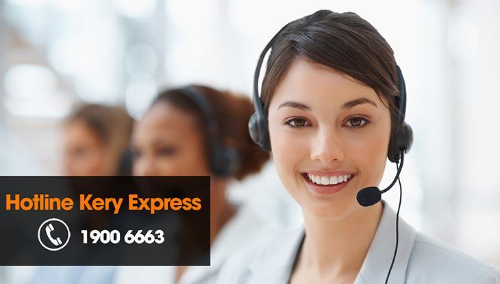 Gọi vận đơn bằng cách gọi đến tổng đài Kerry Express