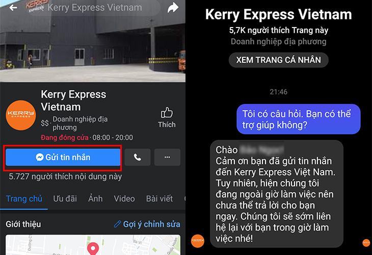     Nhắn tới Facebook Kerry Express