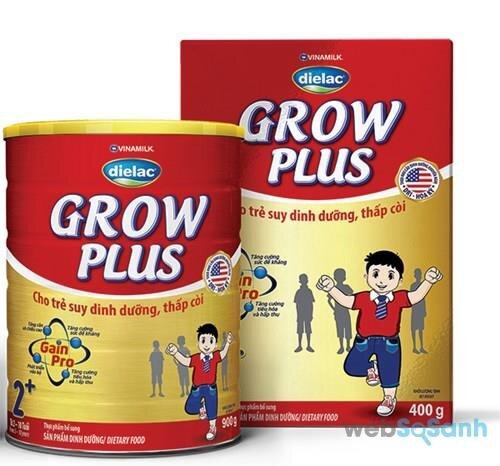 Cách pha sữa bột Dielac Grow Plus cho trẻ suy dinh dưỡng, thấp còi