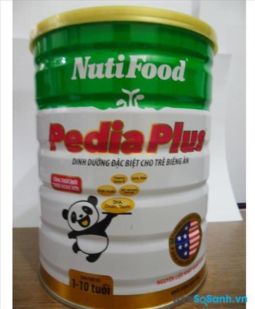 Sữa bột Nutifood Nuti PediaPlus dinh dưỡng cho trẻ từ 1 đến 10 tuổi