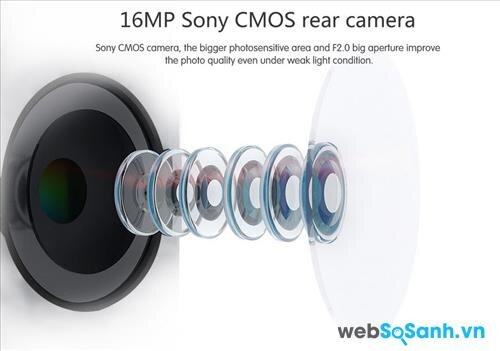 Máy được trang bị cảm biến Sony lên đến 16Mp và tích hợp nhiều chế độ chụp ảnh mới