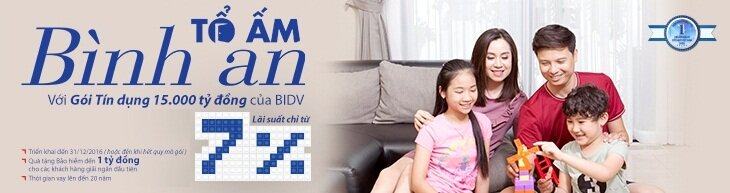 Điều kiện vay mua nhà ngân hàng BIDV