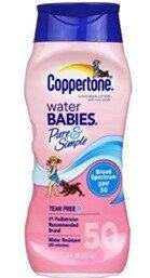 Coppertone Water Babies Pure & Simple Sunscreen SPF50 - 237ml