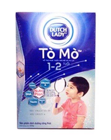 Dutch Lady To Mo hộp giấy 400g (dành cho bé 1 - 2 tuổi)