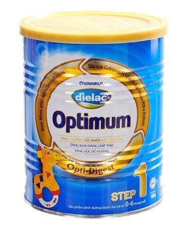 Sữa bột Dielac Optimum Step 1 - hộp 900g (dành cho bé 0 - 6 tháng)
