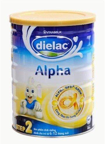 Sữa bột Dielac Alpha Step 2 - hộp 400g (hộp thiếc cho bé 6 - 12 tháng)