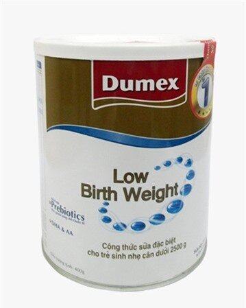 Sữa bột Dumex Low Birth Weight - hộp 400g (dành cho trẻ sinh non và nhẹ cân)
