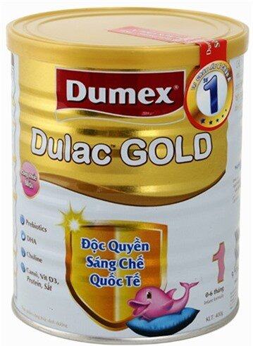 Sữa bột Dumex Dulac Gold 1 - hộp 800g (dành cho bé 0 - 6 tháng)